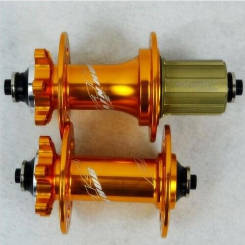 PASAK MTB Mountain Bike Bicycle Disc Brake Hub Front 2 Rear 4 Bearing Hub 100/135mm 24H Folding Bike Quick Release QR Hubs