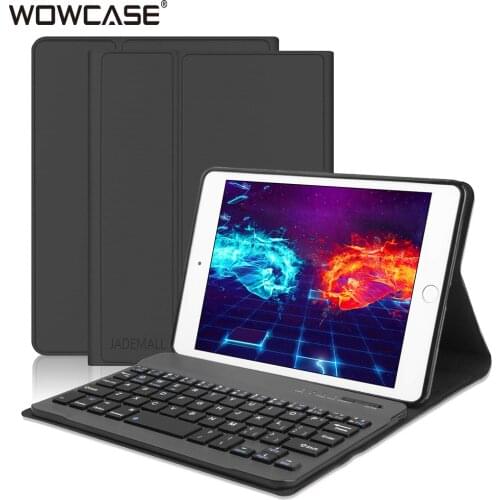 WOWCASE Keyboard Case for iPad Mini 3 2 1 PU Leather Hard PC Folio Cover For iPad mini Case Funda Teclado Smart Keyboard Shell