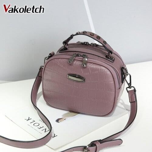 Female Vintage Crossbody Messenger Bags Ladies Fashion Small Flap 2020 New Women Handbags Leather Zipper Shoulder Bags KL773