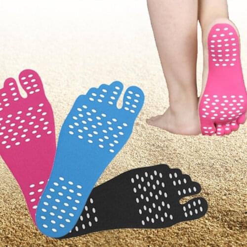 1 Pair Foot Stickers Shoes Stick on Soles Sticky Pads Waterproof Hypoallergenic Adhesive Non-slip Feet Pad Foot Care Tools