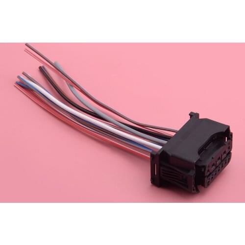 12 Pin Car Headlight Plug Wiring Harness Pigtail Connector 61132359991 Fit For BMW F01 F02 E63 E64 E90