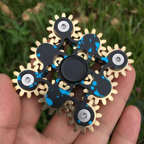 9 Gears Hand Spinner High Quality Metal Fidget Spinners R188 Smooth Bearing Adult Stress Relief Toy Anti Stress Fidget Toys