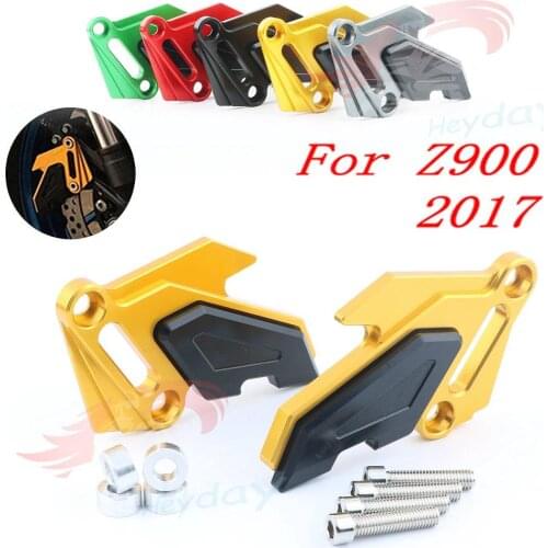 For Kawasaki Z900 2017 2018 CNC Aluminum Motorcycle Accessories Front Brake Disc Caliper Brake Caliper Guard Protector Cover