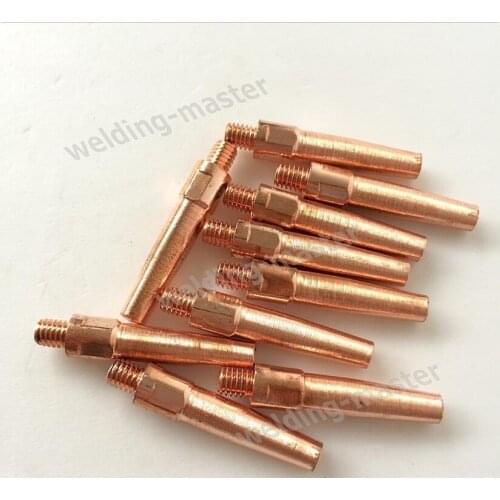 Free shipping 20PCS Pana style M6*45*1.2mm E-Cu contact tip, welding tips,MIG contact tip
