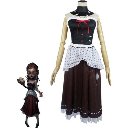 Game Identity V Survivors Incantation Master Patricia Dorval Cosplay Costume Women Dress Fancy Suit Halloween Carnival Uniforms
