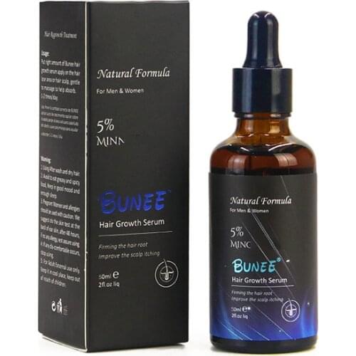 Minoxidi 5% Best Hair Growth products Bunee Hair Loss Treatment SAKSRAAR Hair growth Essential Oil 60ml