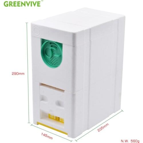 Beekeeping Tool Multi-Functional Queen Bee Hive Plastic Foam Double Box Queen Rearing Beehive Bee Mating Box