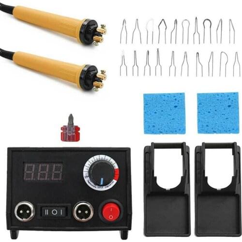 220V ABS Pyrography Tools Wood Burning Machine Kit Gourd Crafts Adjustable Temperature Engraver Pen Soldering Machine Set