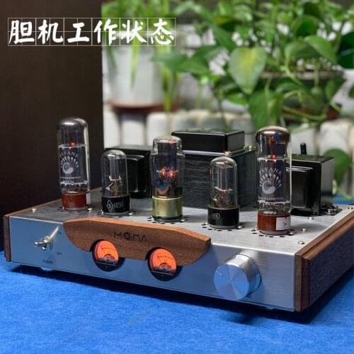 Latest Mona Rivlas HiFi Tube Amplifier RH34W EL34 Audio Single-ended Amplifier 2.0 Sound Handmade Class A Amp Standard with Tube