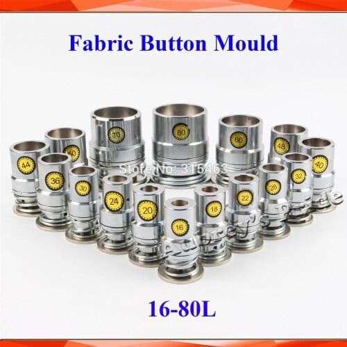 16L-80L Fabric Covered Button Grommet Press Machine Dies Mold Handmade Fabric Button Tool Die wholesale