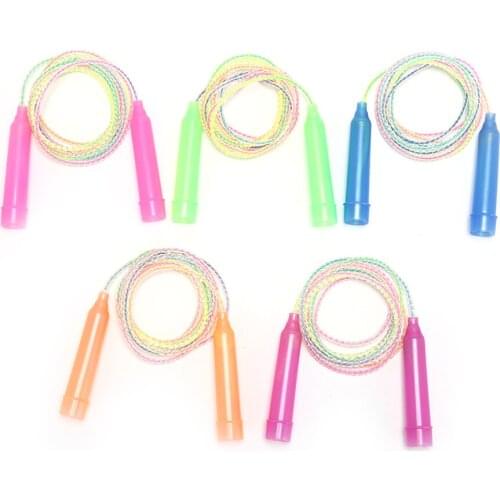 Skipping Jump Rope Fitness Wire Exercise Gym Jump Rope Speed Wire Color Random