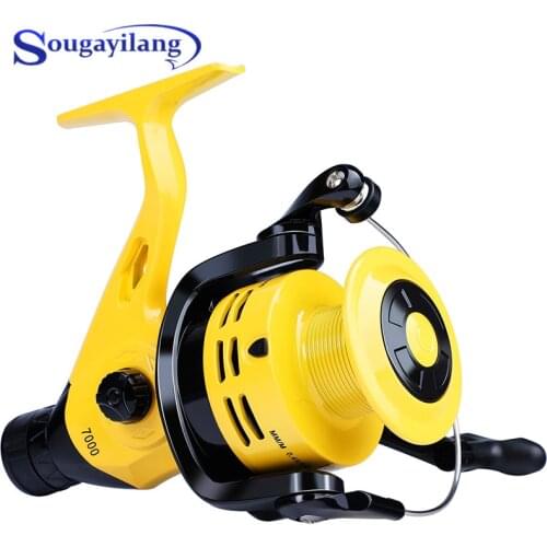 Sougayilang 11+1 BB 5.5:1 Spinning Fishing Reel 2000-7000 Series Carp Fishing Feeder Fishing Reel Fishing Tackle Pesca