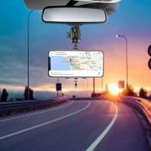 Universal Auto Car Rear View Mirror Mount-Stand Holder Bracket Cradle For Mobile Phone GPS Car Holders Accessories High Quality