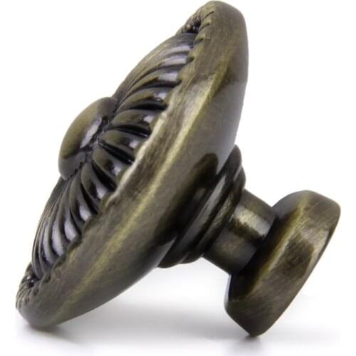 Generic Vintage Cabinet Door Drawer Bin Handle Pull Knob Hardware - Antique Bronze