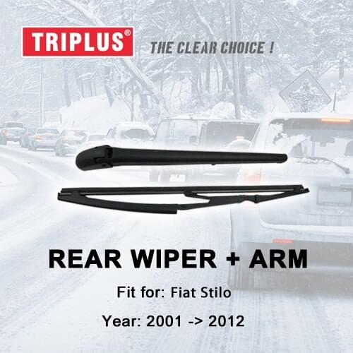 Rear Wiper Arm with Blade for Fiat Stilo (2001-2012) 1pc 13" 330mm, Rear Wiper Arm & Rear Wiper Blades