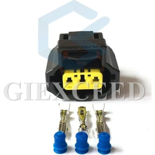 2 Sets 3 Pin Pico 5716PT 1996-On For Ford Alternator Three Lead Wiring Pigtail 1U2Z-14S411-TA Wire Connector 184032-1