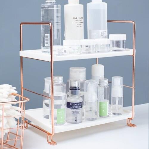 3Tier Bathroom Shelf Storage Rack Display Stand Shelves Cosmetics Shampoo Shower Holder Kitchen Organizer Seasoning Jars Holder