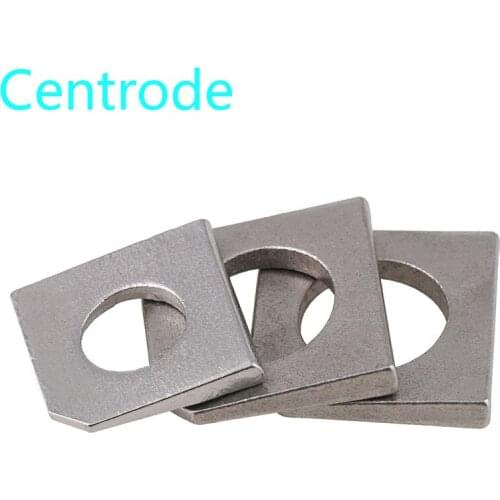 304 stainless steel square inclined gasket I-beam flat gasket for steel, angle missing gasket m6-16 (gb853)