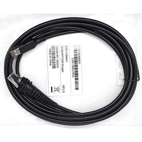 5pcs New 3M Usb Cable 1900g Scanner For Honeywell 1200g 1202g 1250g 1300g 1450 1900g 1900h 1902 1910 Barcode Scanner Reader