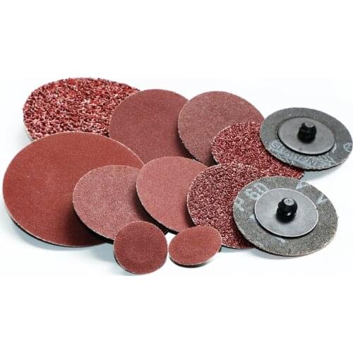 50Pcs 2 inch 1" 3" Roloc Sanding Disc Roll Lock R-Type Sandpaper Abrasive Disc 75mm 50mm 24/36/40/80/120/240/320 Grit