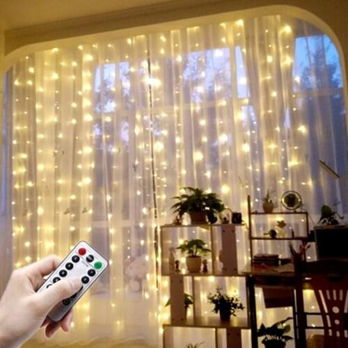 Algeogeo LED Garland Curtains