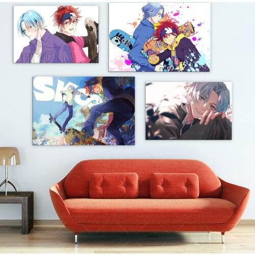 Anime Poster SK8 The Infinity SK EIGHT Reki Kyan Langa Hasegawa Miya Chinen Canvas Painting Wall Art Poster Home Decor