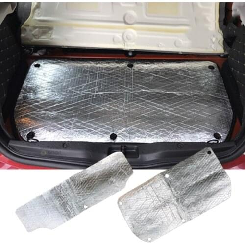 5mm Car Sound Mat Proofing Deadener Heat Noise Insulation Deadening Mat Hood For Smart 451 fortwo Smart 453 fortwo forfour