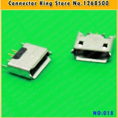 ChengHaoRan MICRO USB/connector/ for mobile or tablet /Jack/V8 /5PIN/Angle 180 degrees/DIP ,MC-018