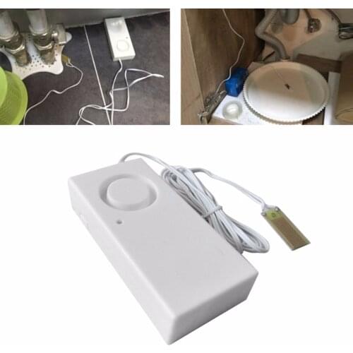LESHP Water Leakage Alarm Water Leak Detector Zwave130db 433mhz Wireless House Alarm Promotion House Alarm System Unit 130db