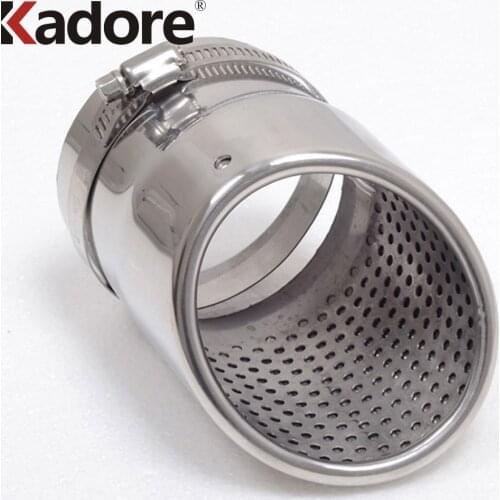 For Jeep Grand Cherokee 2011 2012 Stainless Steel Auto Exhaust End Muffler Tip Trim Car Silencer Rear Tail Accessories