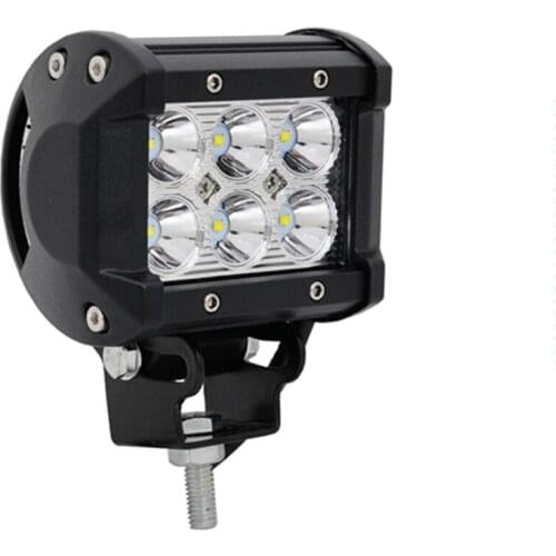 ECAHAYAKU 2 Pieces 4inch Dual Row led light bar Automobile 12v 24v DC Waterproof 18W for offroad SUV ATV tractor trailer 4x4 UTE