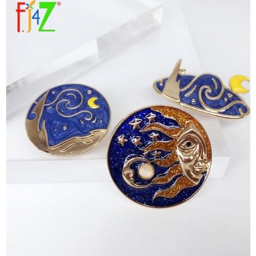 F.J4Z Brooches Girl On Clothes