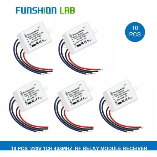 FUNSHION 433.92 MHz Wireless switch universal AC 85-265V CH Wireless Remote Control Receiver 433mhz maxload 7A high quality