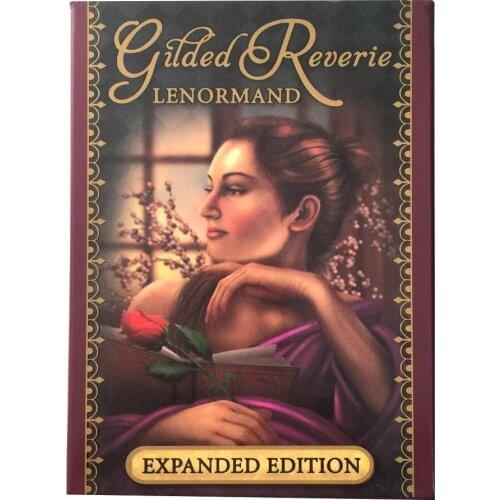 44 Pcs Oracle Tarot Cards glided reverie lenormand expanded edition Board Deck Games Palying Cards For Party Game