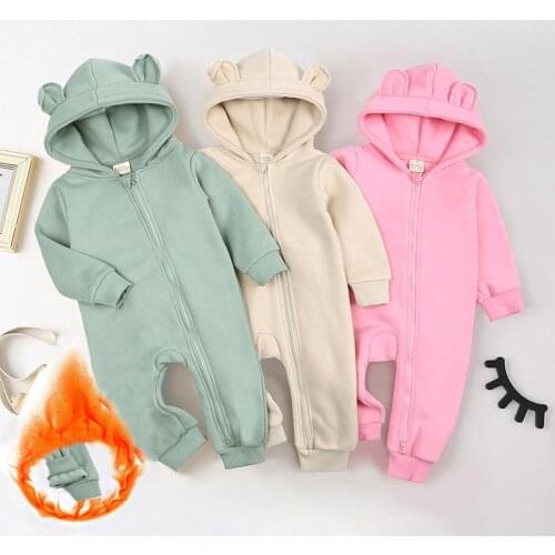 Boys Girls Clothes Sets Baby Hooded Rompers For Babies Newborn Clothing Infant Cute Rabbit Ear Costume Jumpsuit Baby Outfit