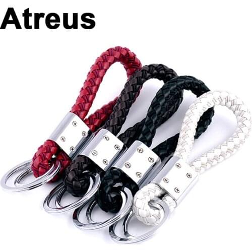 Atreus Cool Metal Stainless Steel Car Key Ring for BMW e46 e39 e36 Audi a4 b6 a3 a6 c5 Renault duster Lada granta