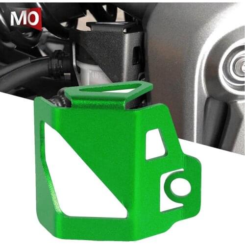 Motorcycle CNC Rear Brake Fluid Reservoir Cover Guard Protector Rear For Kawasaki NINJA400 NINJA250 NINJA300 NINJA 400 250 300