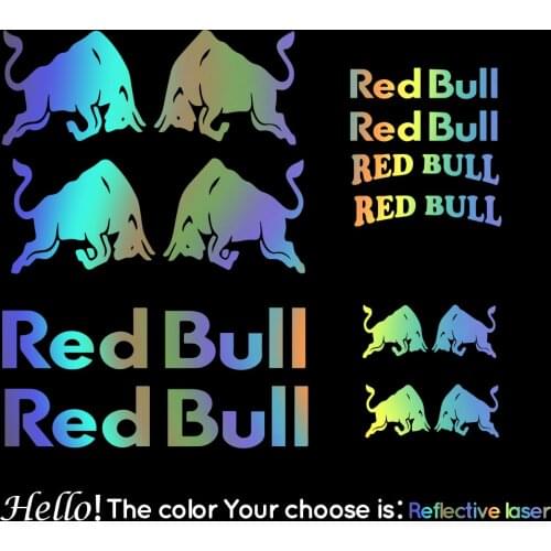 RED-BULL Autocollants de mode pour Moto, protection pour réservoir, Motocross, Pegatinas
