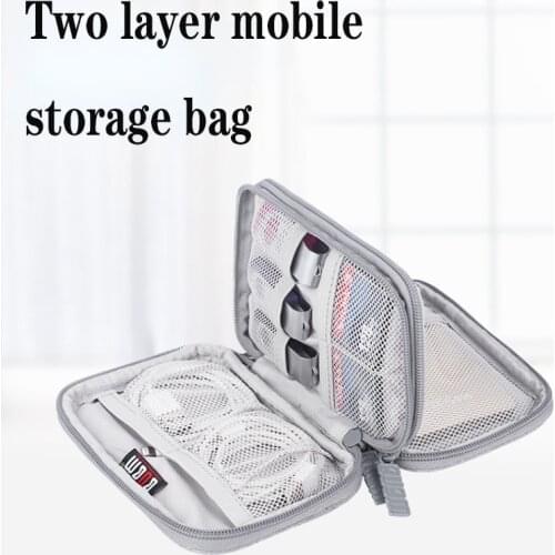Portable Gadgets Cables Wires Organizer Hard Disk Protection Storage Bag Travel Multi-functional Charging Treasure Storage Bag