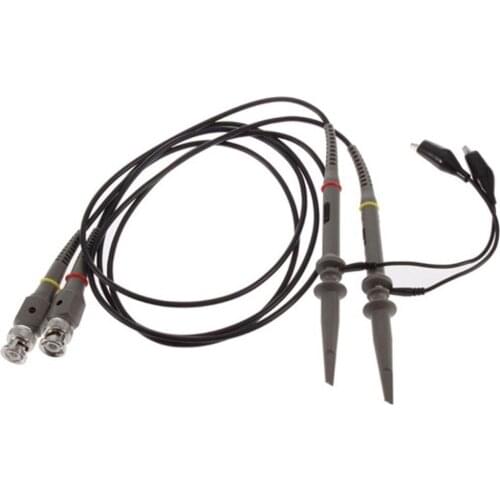Cheapest 2 Pack P6100 100 MHz Oscilloscope Probe 10:1 and 1:1 Switchable for Rigol Atten Owon Siglent