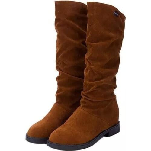 Spring Winter Women Shoes 2021 Warm Woman Rubber Woman Boots Autumn Lady Low Heel Footwear Winter Boots