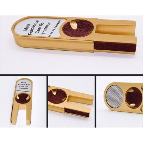 U-shape Repairer Snooker Billiard Pool Cue Tip Trimmers Repair Tool Muti-function Accessories N66