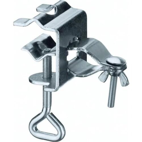 Outdoor Garden Umbrella Stand Heavy Duty For Beach Courtyard Balcony Portable Stable Steel Part Parasol Fixed Clip Patio