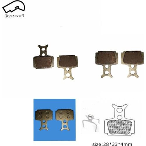 6 Pairs copper Semi-metal Bicycle Hydraulic Disc Brake Pads MTB Mountain Cycling Bike