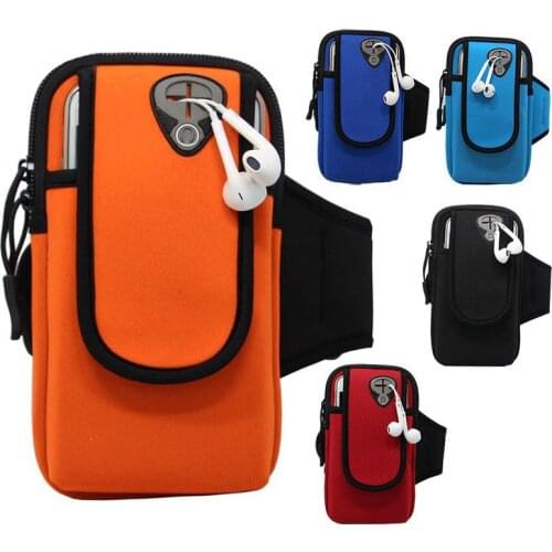 Waterproof Sports Armband Phone Case for 6inch Universal Sport Phone Case Arm Band Running Mobile Phone Bag Case Cover Holder