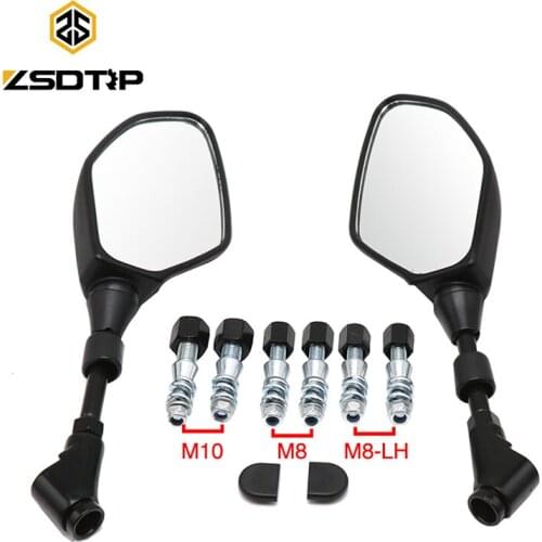 ZSDTRP M8 M10 Rearview Mirrors For YAMAHA MT01 MT03 MT-07 MT-09/Tracer FJ09 MT10 Tracer 900 Motorcycle Rearview Mirrors