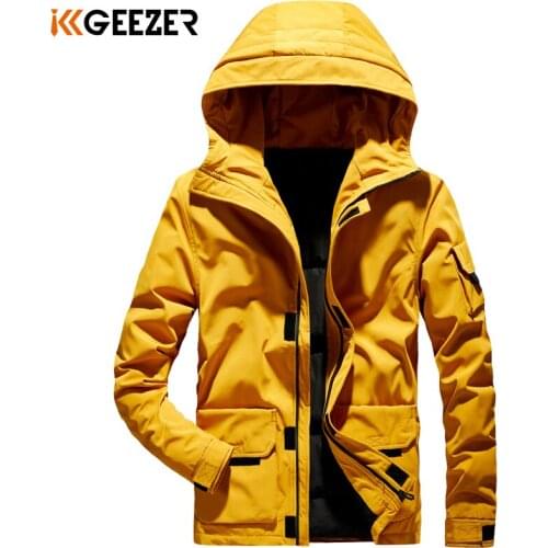 Winter Jacket Down Hooded MenThick Warm Windproof Fashion Casual Business Street Duck Parkas Padded Waterproof Loose Overcoat