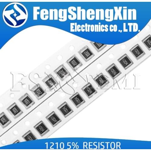 200pcs 1/4W 1210 smd chip resistor resistors 0R-10M 1/2W 100R 220R 330R 300R 470R