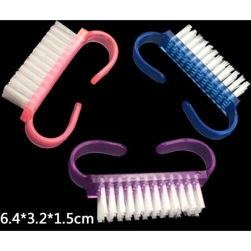 Mini Plastic Cleaning Brush Brushes Soft Remover Dust Small Angle Cleaning Brush Tools For Manicure Small Angle Clean Nail Care