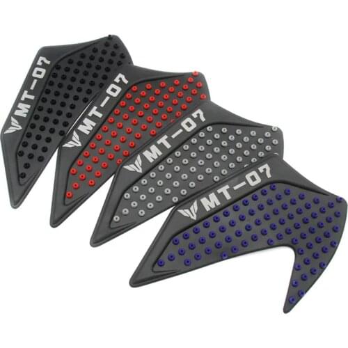 Motorcycle Accessories MT 07 Parts Oil Fuel Gas Tank Pad Protect Knee Grip Decal Stickers For 2014-2017 Yamaha MT-07 MT07